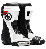 XPD XP9-R AIR bota de corrida e estrada perfurada para moto | Masculino | Branco/Preto 