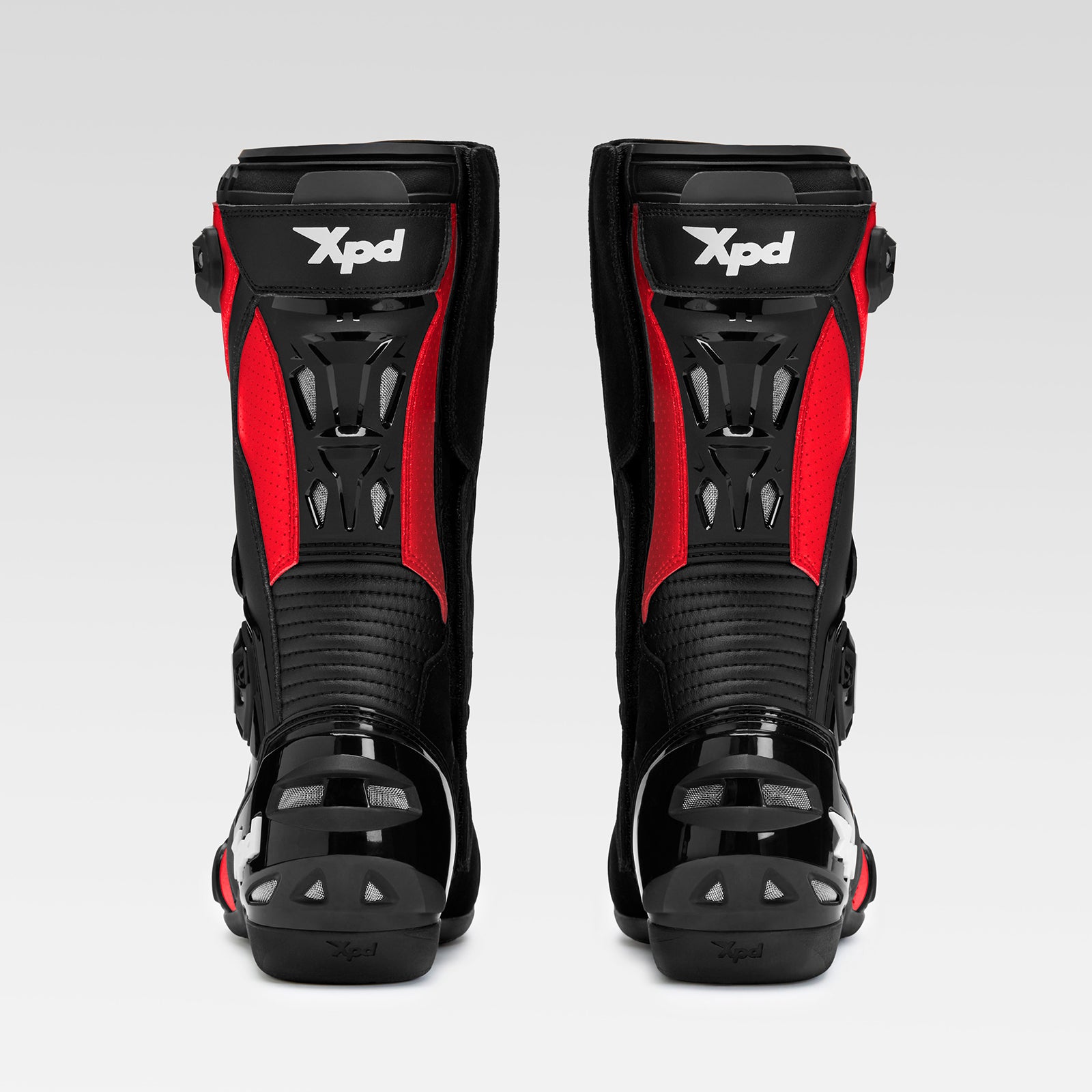 Botas de moto XPD XP6-S | Masculino | Vermelho/Preto 