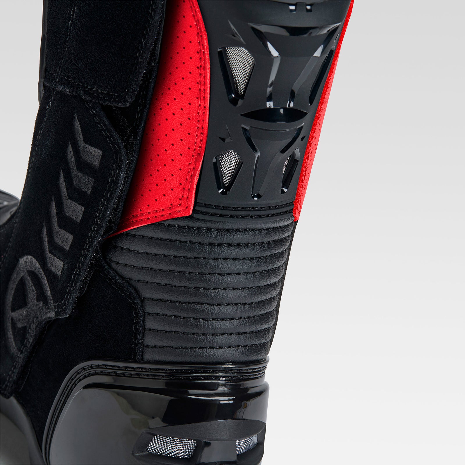 Botas de moto XPD XP6-S | Masculino | Vermelho/Preto 