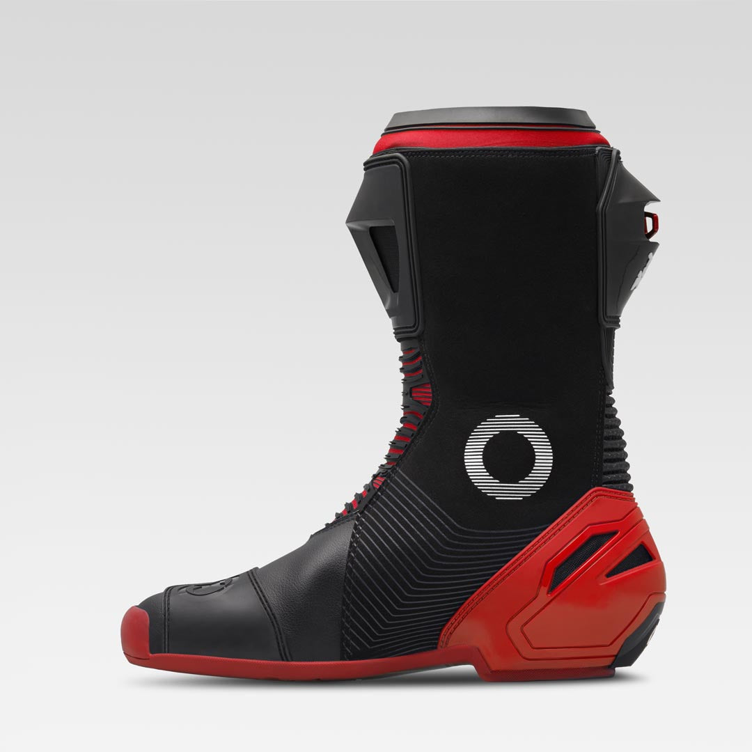 Botas de motociclismo XPD XP9-S Racing e Estrada | Homem | Preto/Vermelho 