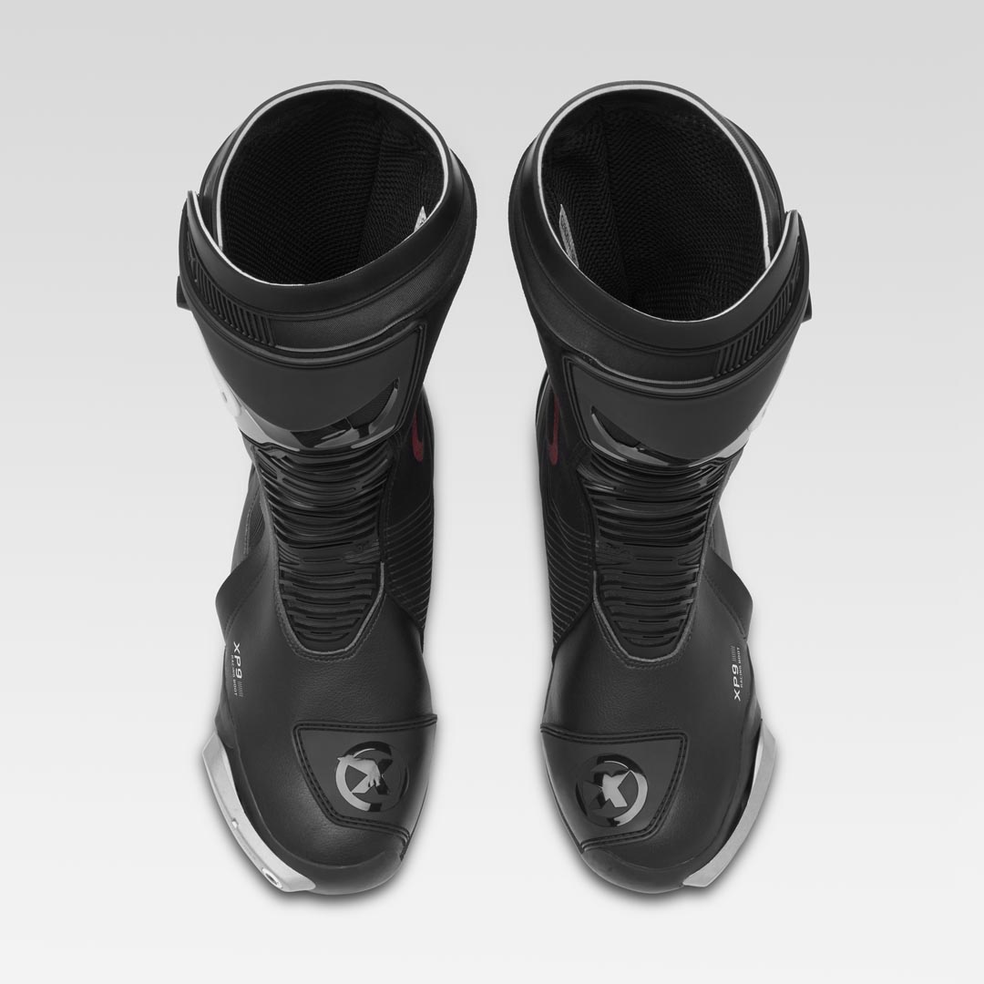 Botas de corrida e estrada XPD XP9-S para motocicleta | Masculino | Preto 
