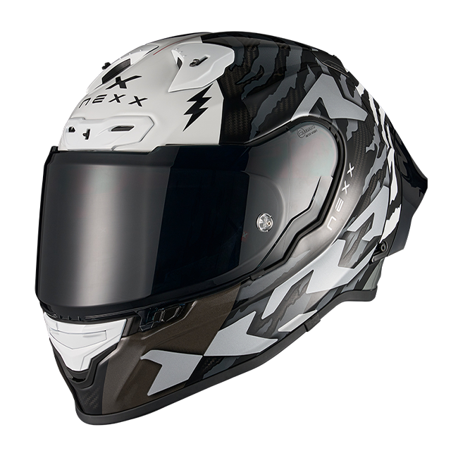 Capacete Nexx X.R3R Ziger Carbon Preto Cinza 01XR323513066 