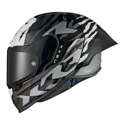 Capacete Nexx X.R3R Ziger Carbon Preto Cinza 01XR323513066 