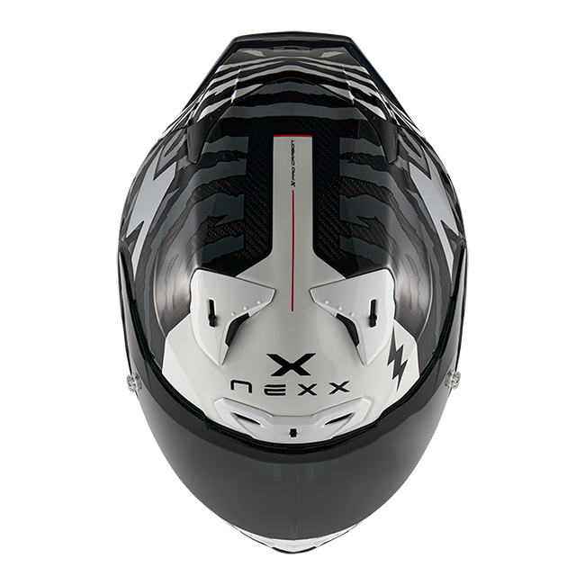 Capacete Nexx X.R3R Ziger Carbon Preto Cinza 01XR323513066 