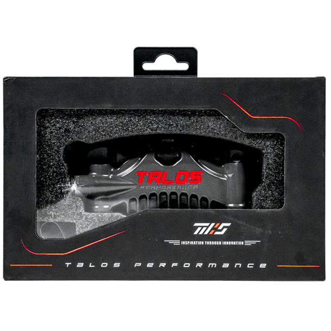 Talos X75 SBK Racing Monoblock P4 32/36 100mm Pinça de Travão Frontal Esquerda | X75.100.HD.L 