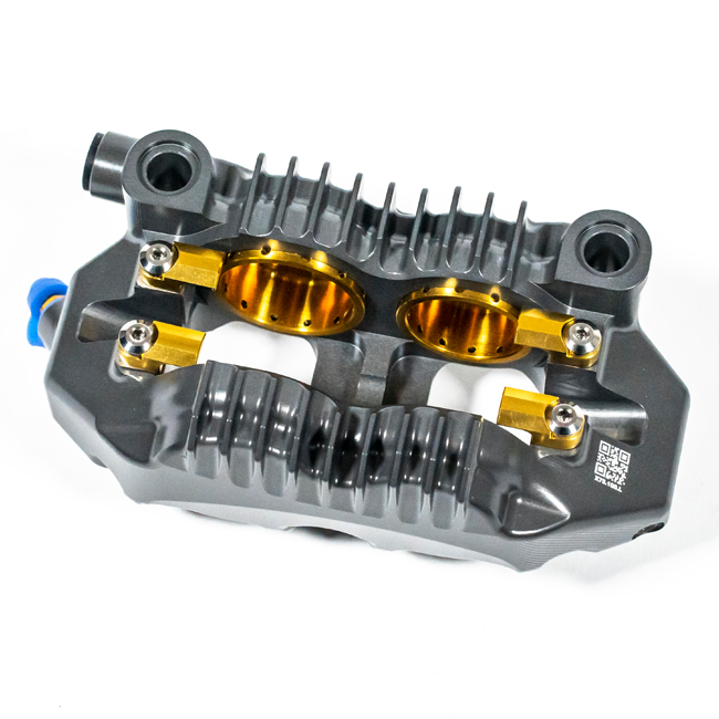 Talos X75 SBK Racing Monoblock P4 32/36 100mm Pinça de Travão Frontal Esquerda | X75.100.HD.L 