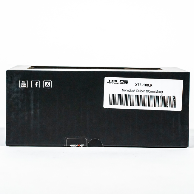 Talos X75 SBK Racing Monoblock P4 32/36 100mm Pinça de Travão Frontal Direita | X75.100.HD.R 