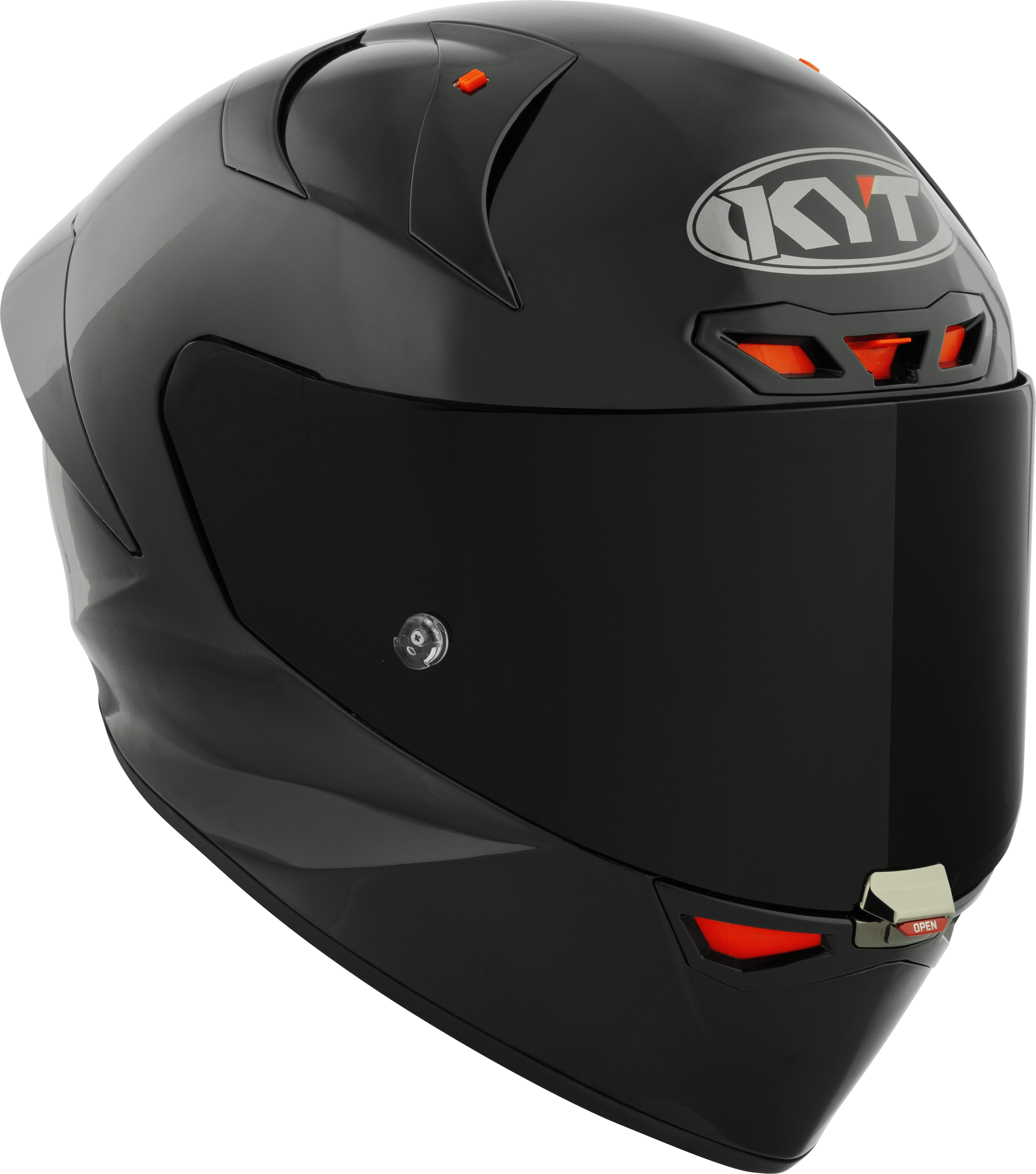 KYT KX-1 Race GP Capacete Liso Preto Y6KX00X6 