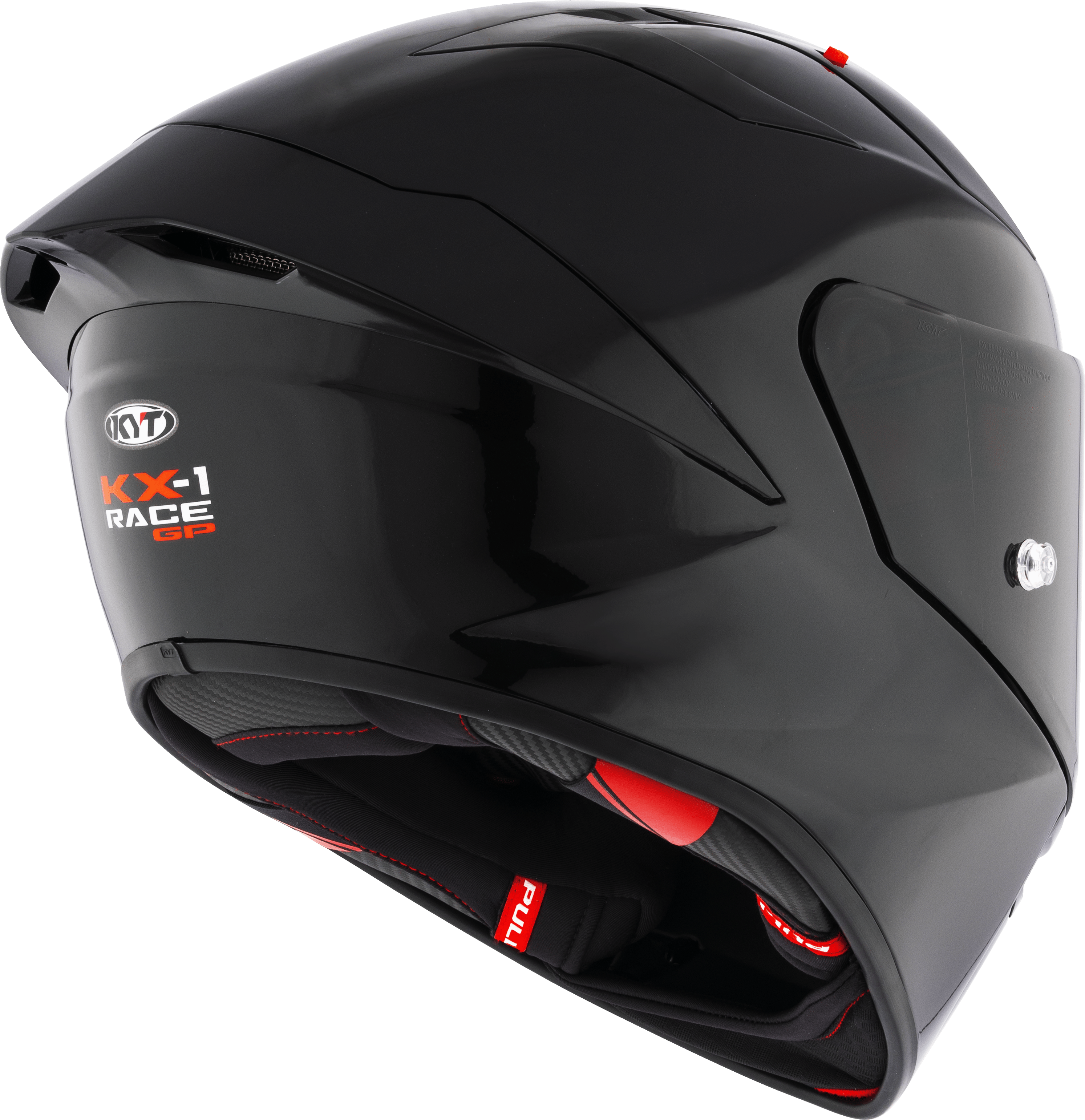 KYT KX-1 Race GP Capacete Liso Preto Y6KX00X6 