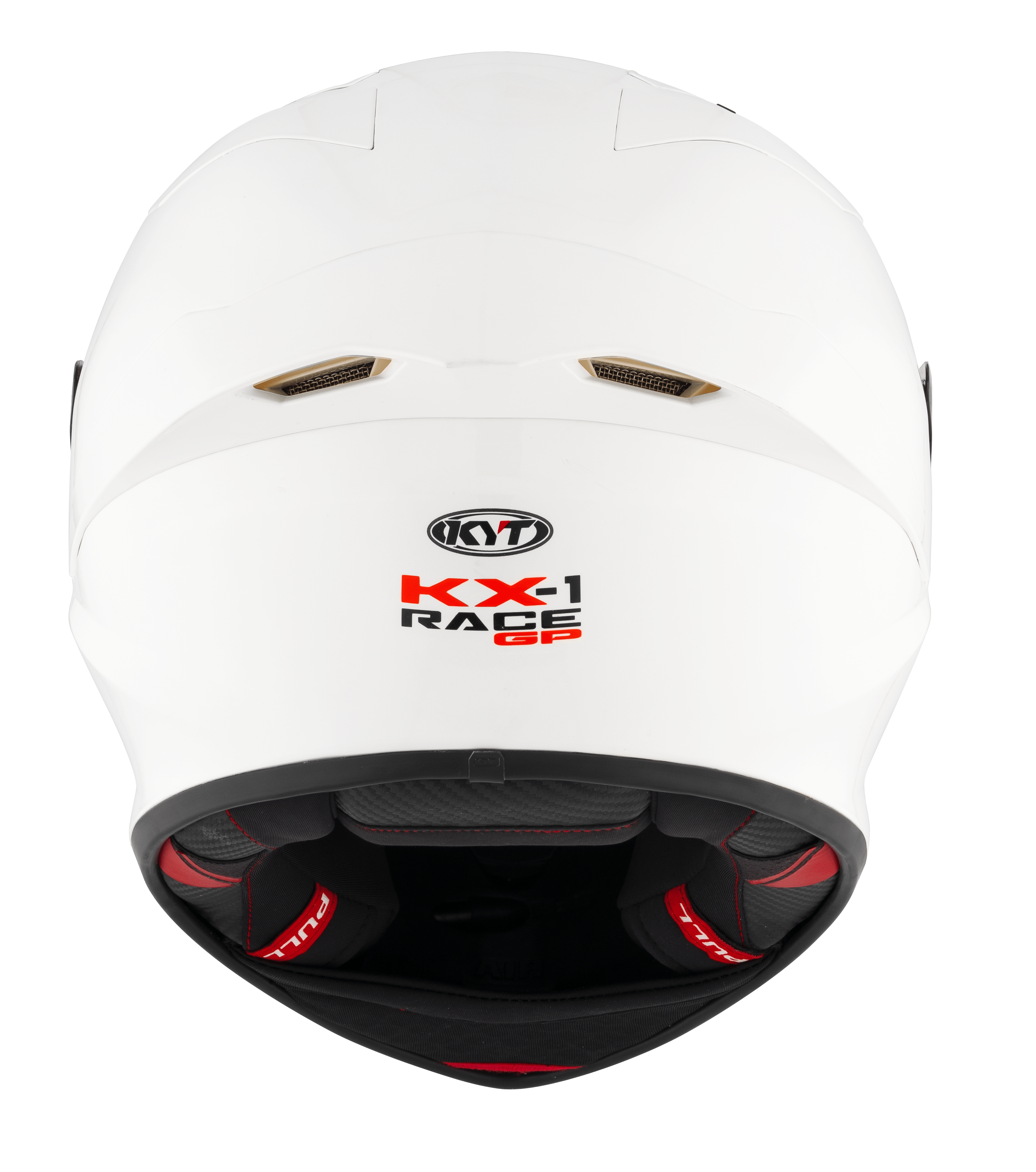 KYT KX-1 Race GP Capacete Liso Branco Y6KXX0W3 