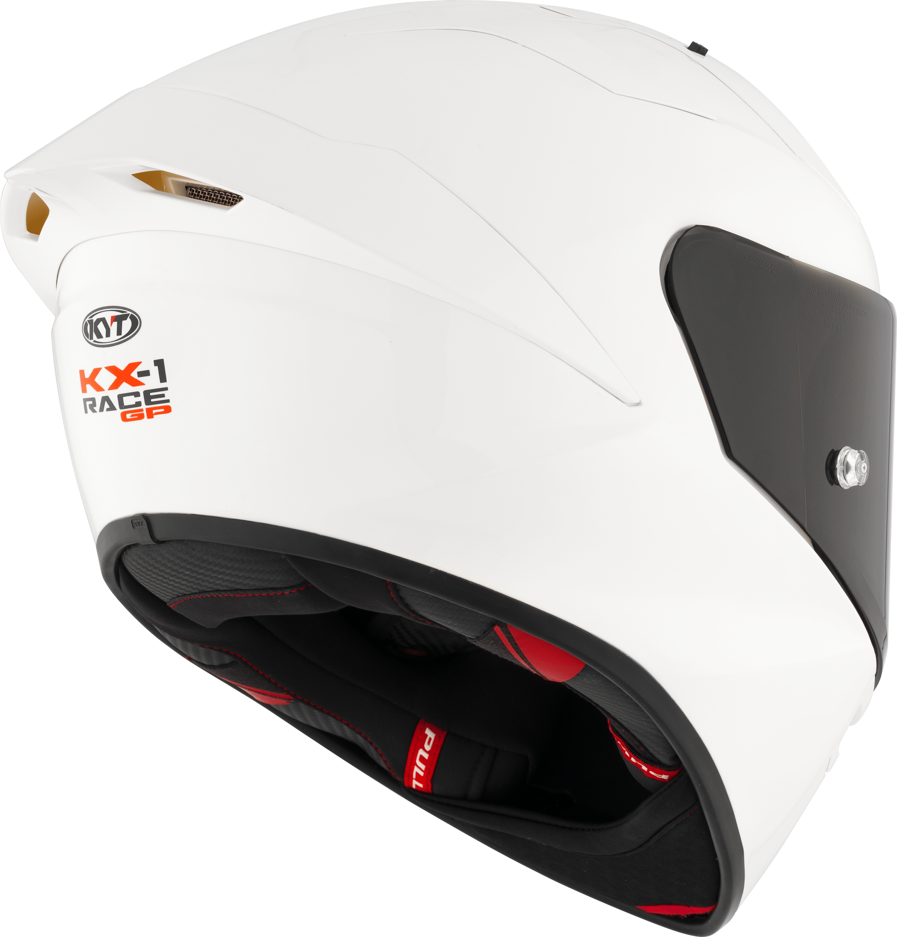 KYT KX-1 Race GP Capacete Liso Branco Y6KXX0W3 