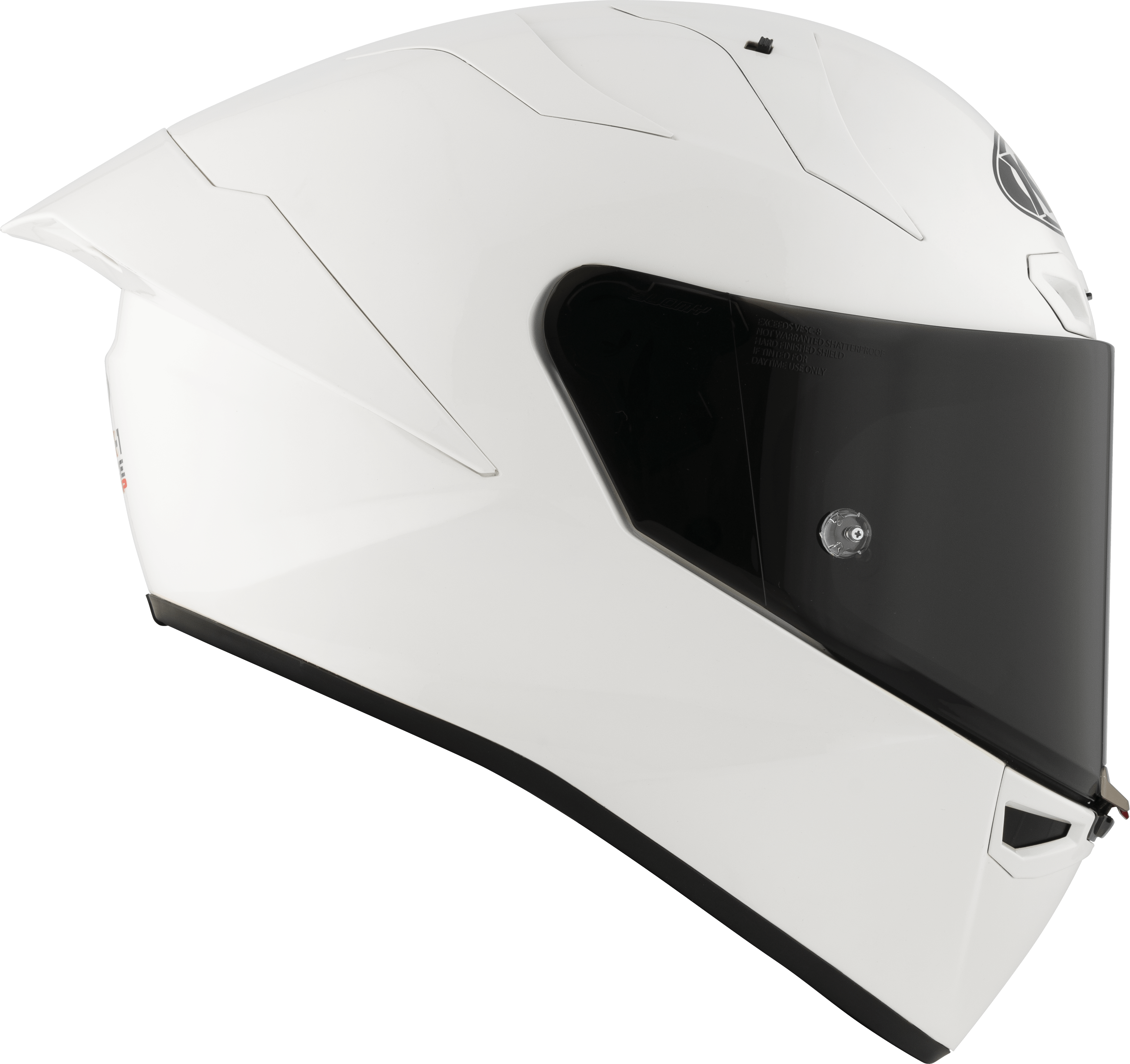 KYT KX-1 Race GP Capacete Liso Branco Y6KXX0W3 