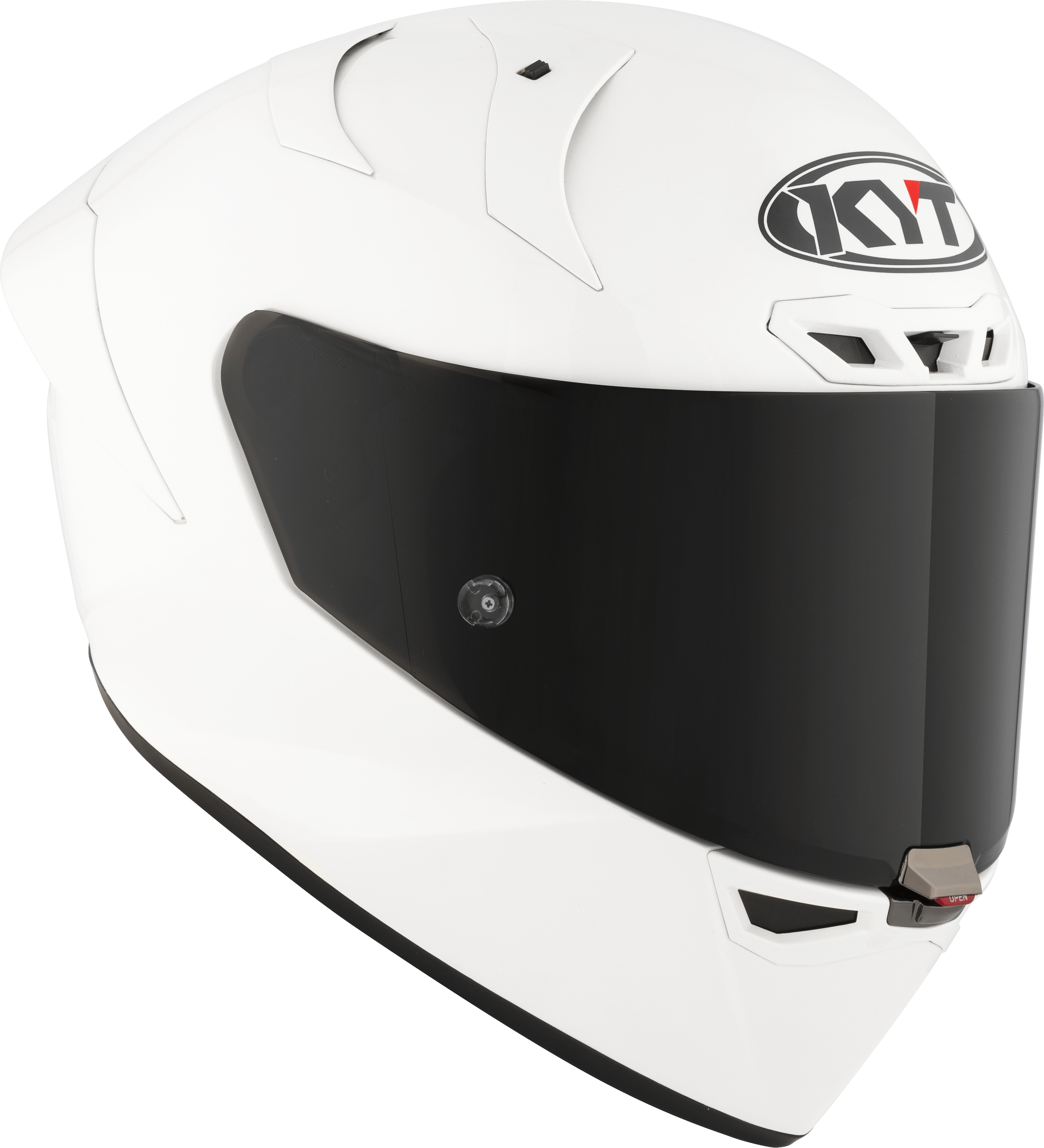 KYT KX-1 Race GP Capacete Liso Branco Y6KXX0W3 