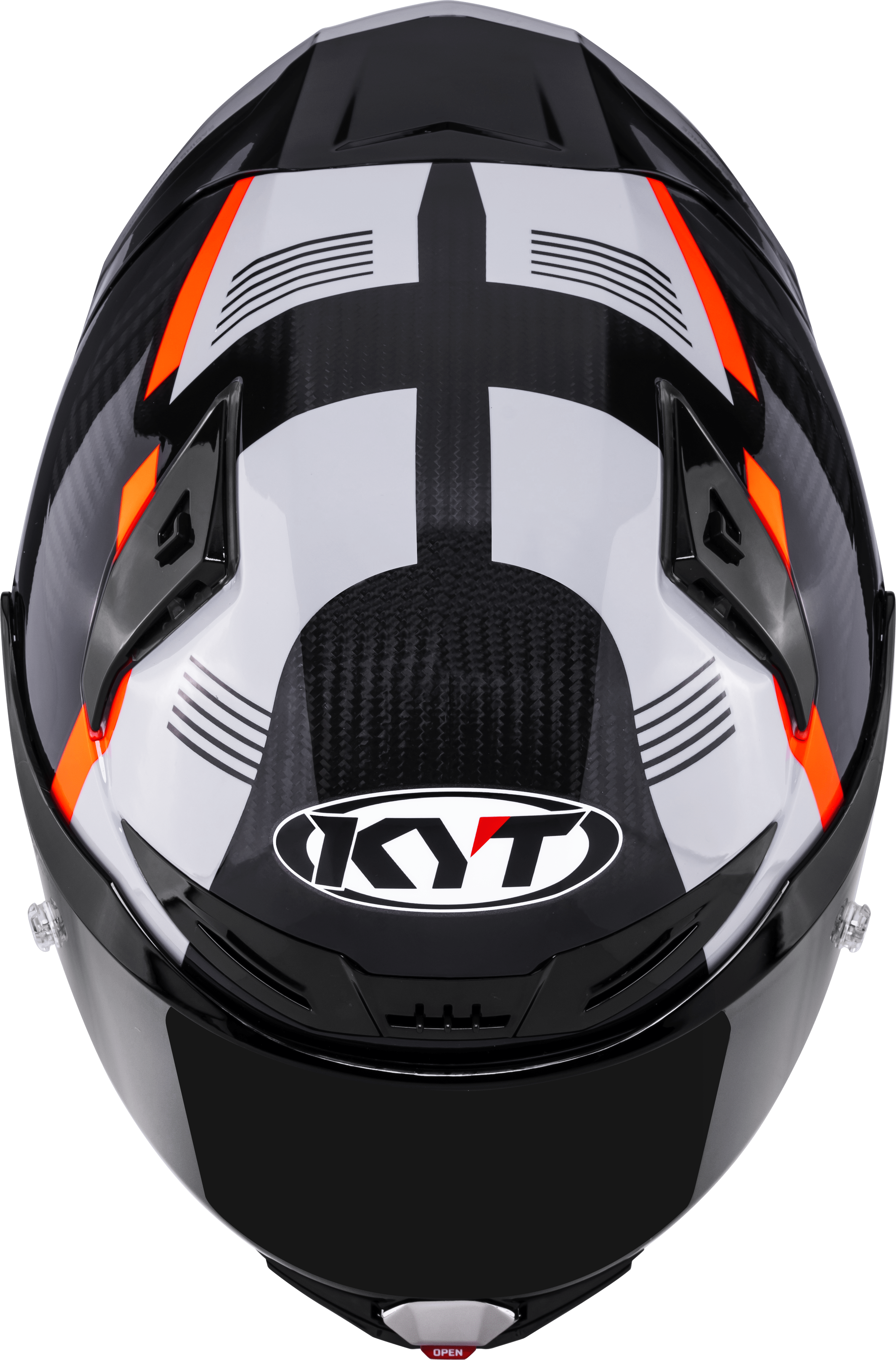 KYT R1R Capacete de Corrida Carbon Zone Laranja Y6R10008 