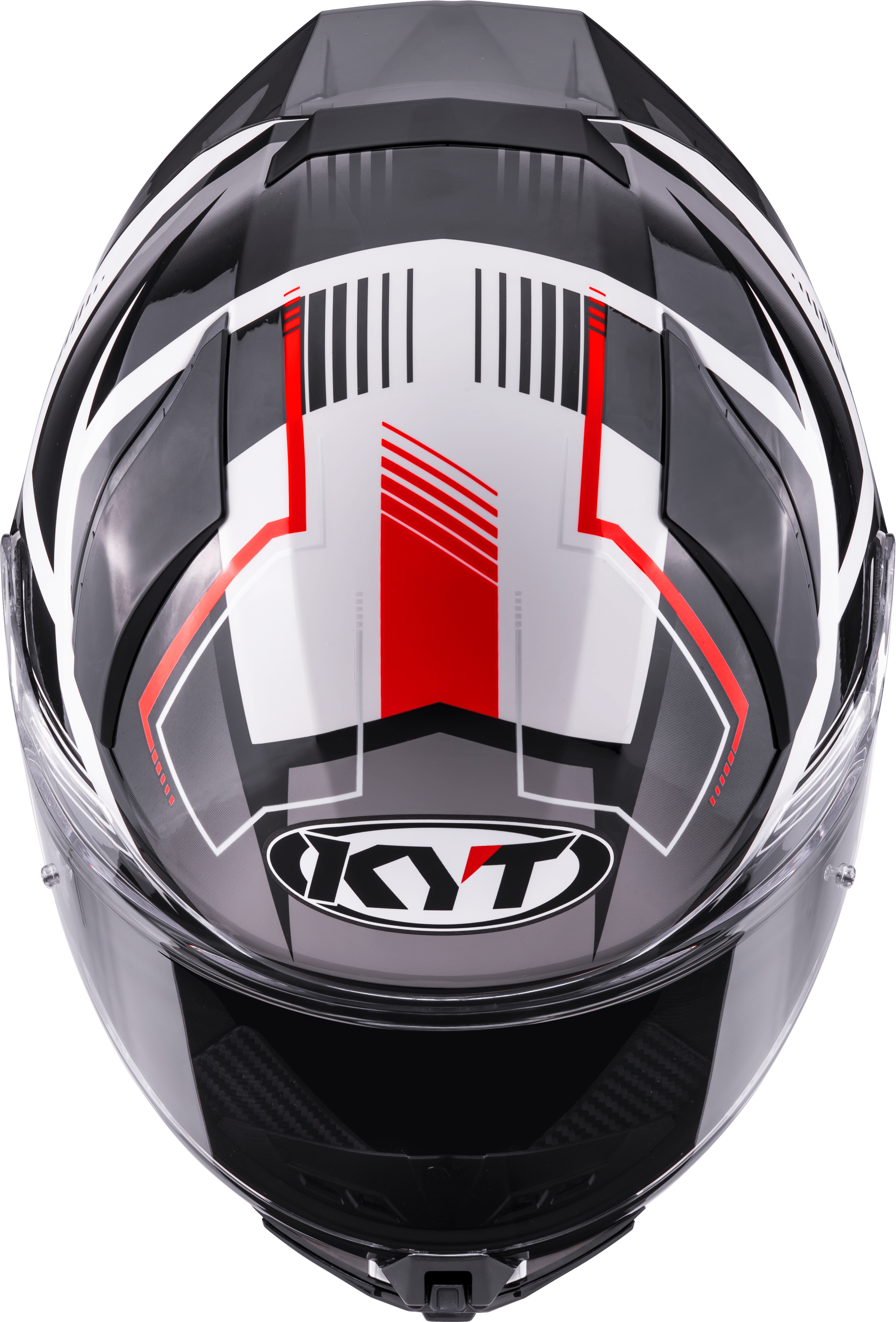 KYT R2R Capacete Parsec Branco/Vermelho Y6R20022 