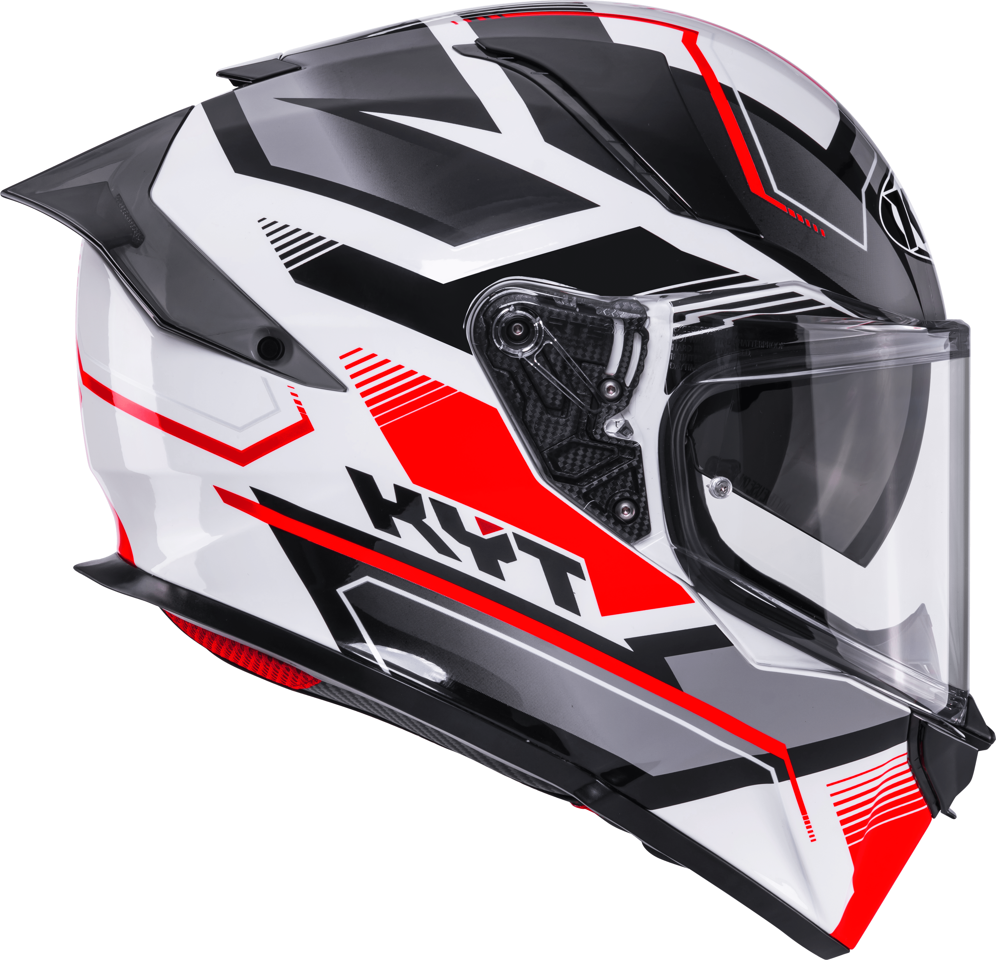 KYT R2R Capacete Parsec Branco/Vermelho Y6R20022 