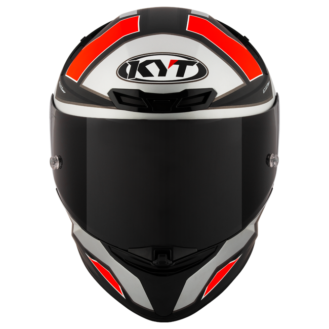 KYT TT-Revo Capacete Electron Grey Red mate Y6TR0006 