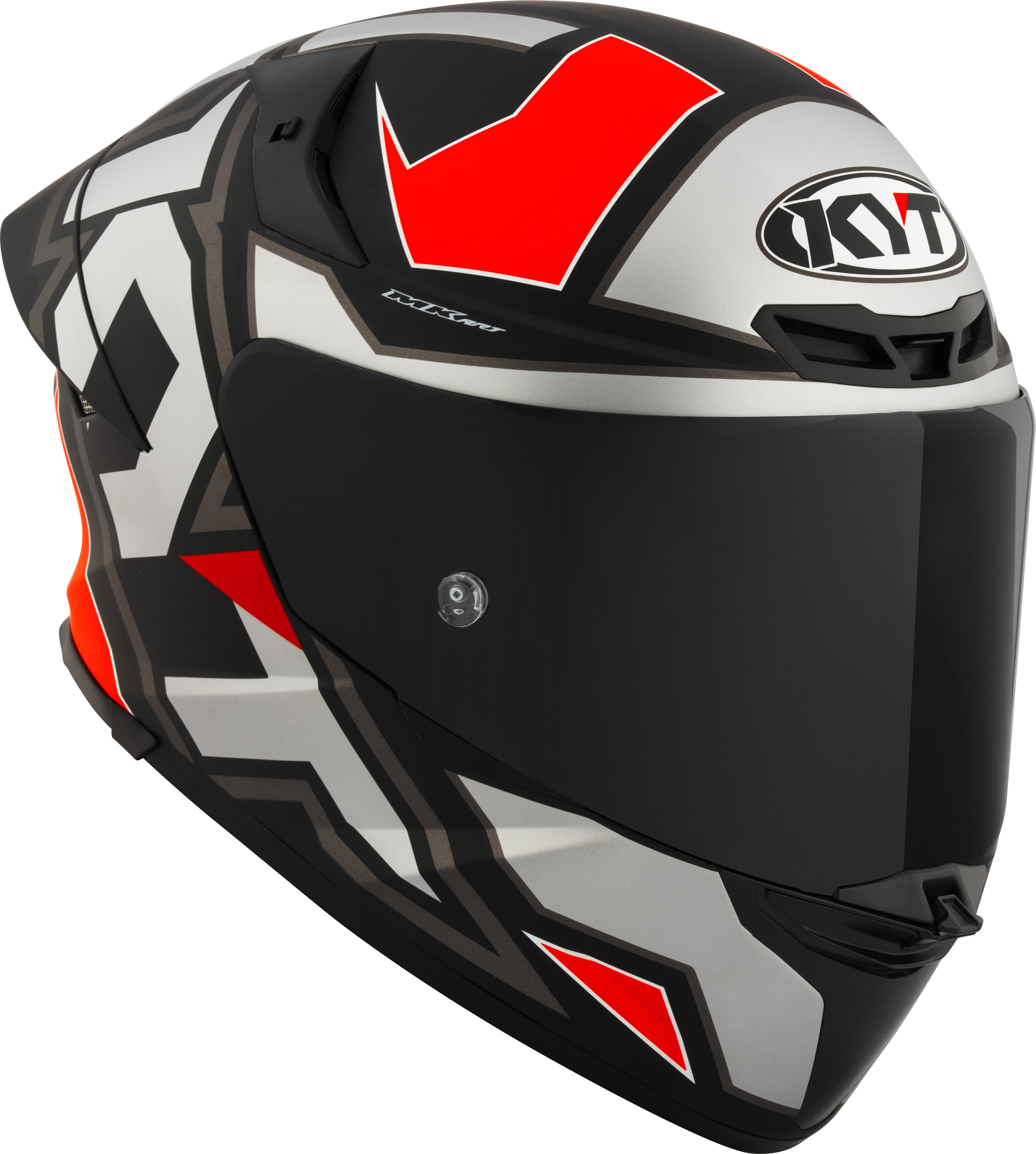KYT TT-Revo Capacete Electron Grey Red mate Y6TR0006 