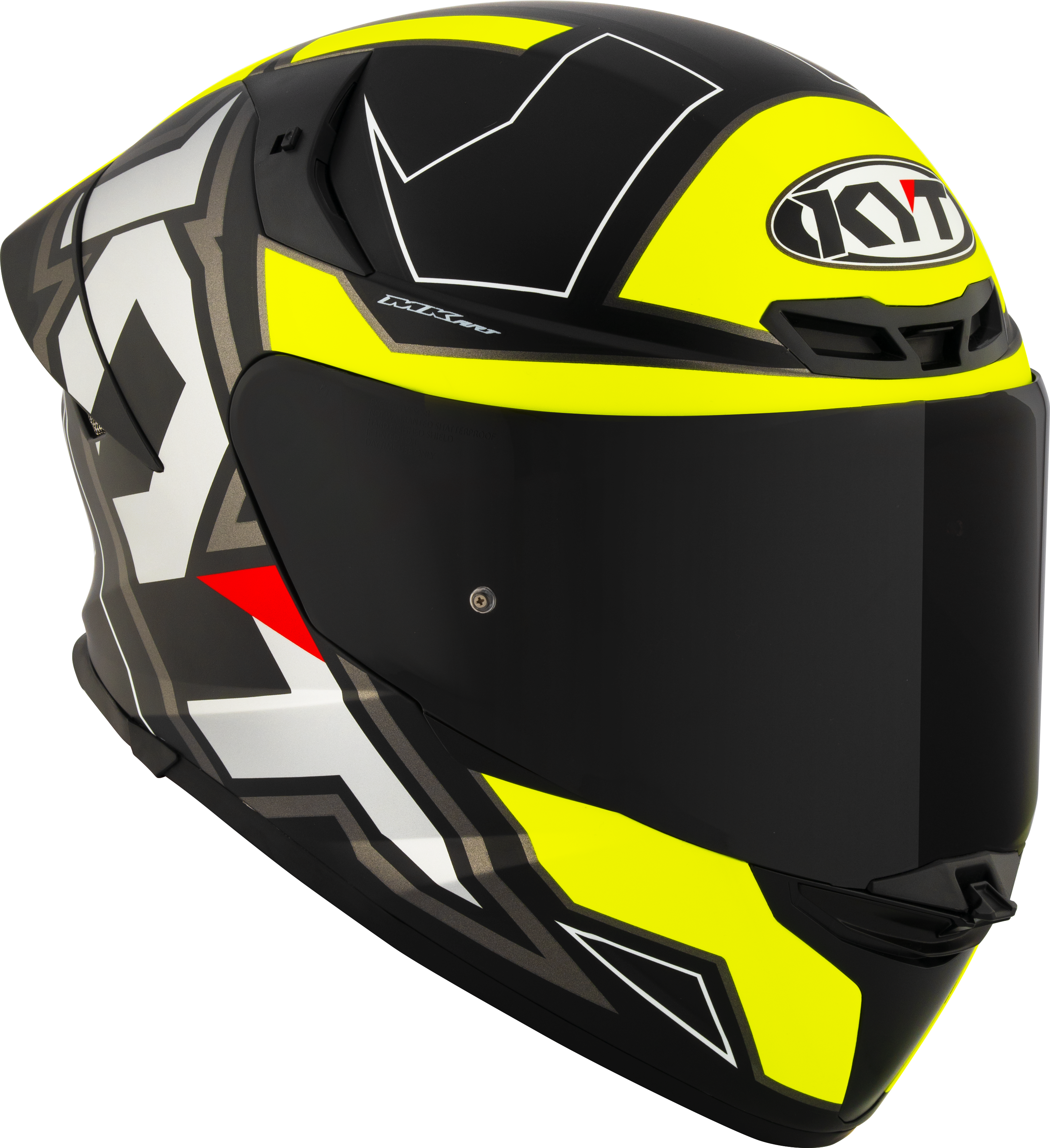 KYT TT-Revo Capacete Electron Preto Amarelo mate Y6TR0007 