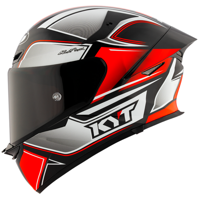 KYT TT-Revo Capacete Tourist Red Fluo Y6TR0012 