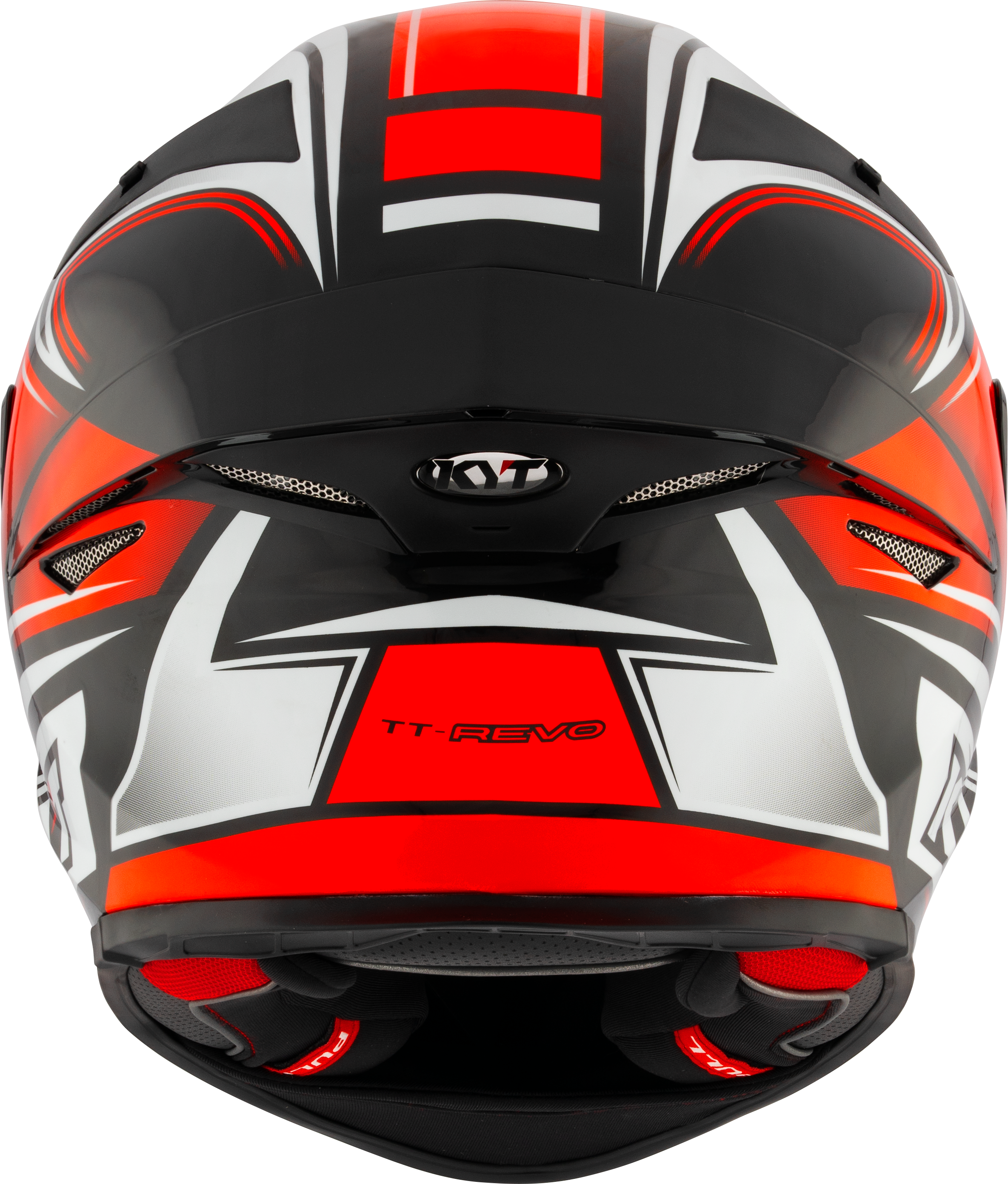 KYT TT-Revo Capacete Tourist Red Fluo Y6TR0012 