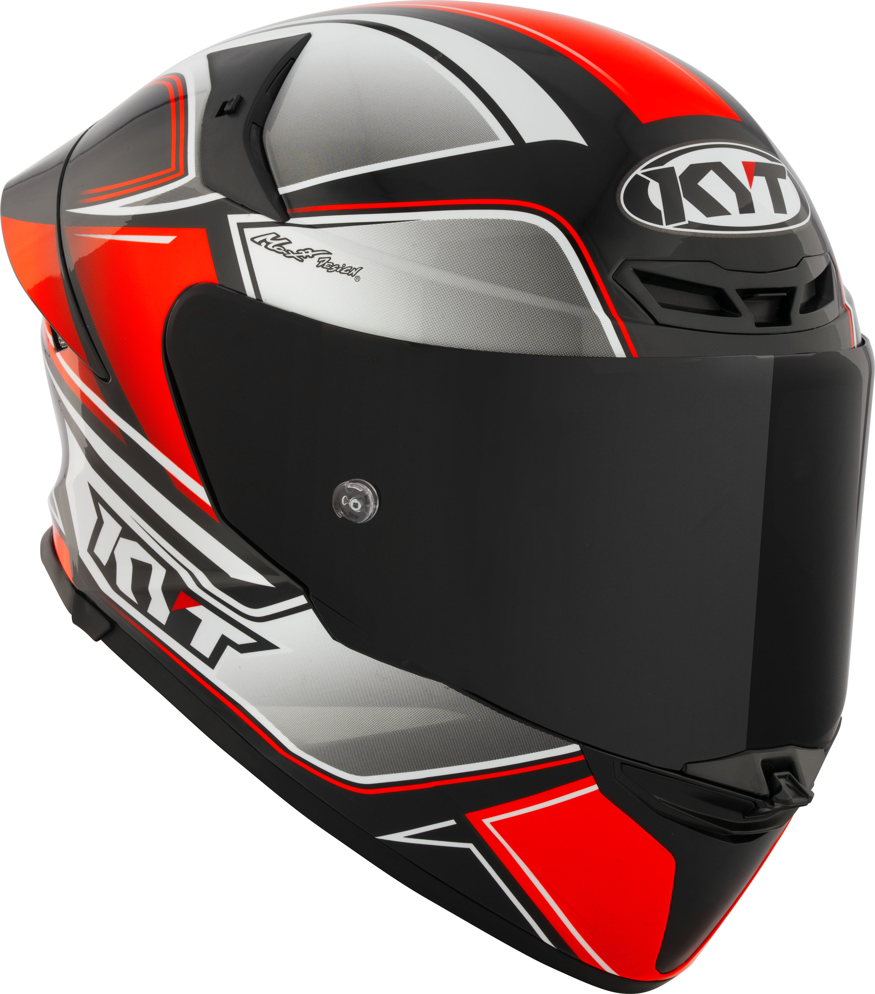 KYT TT-Revo Capacete Tourist Red Fluo Y6TR0012 