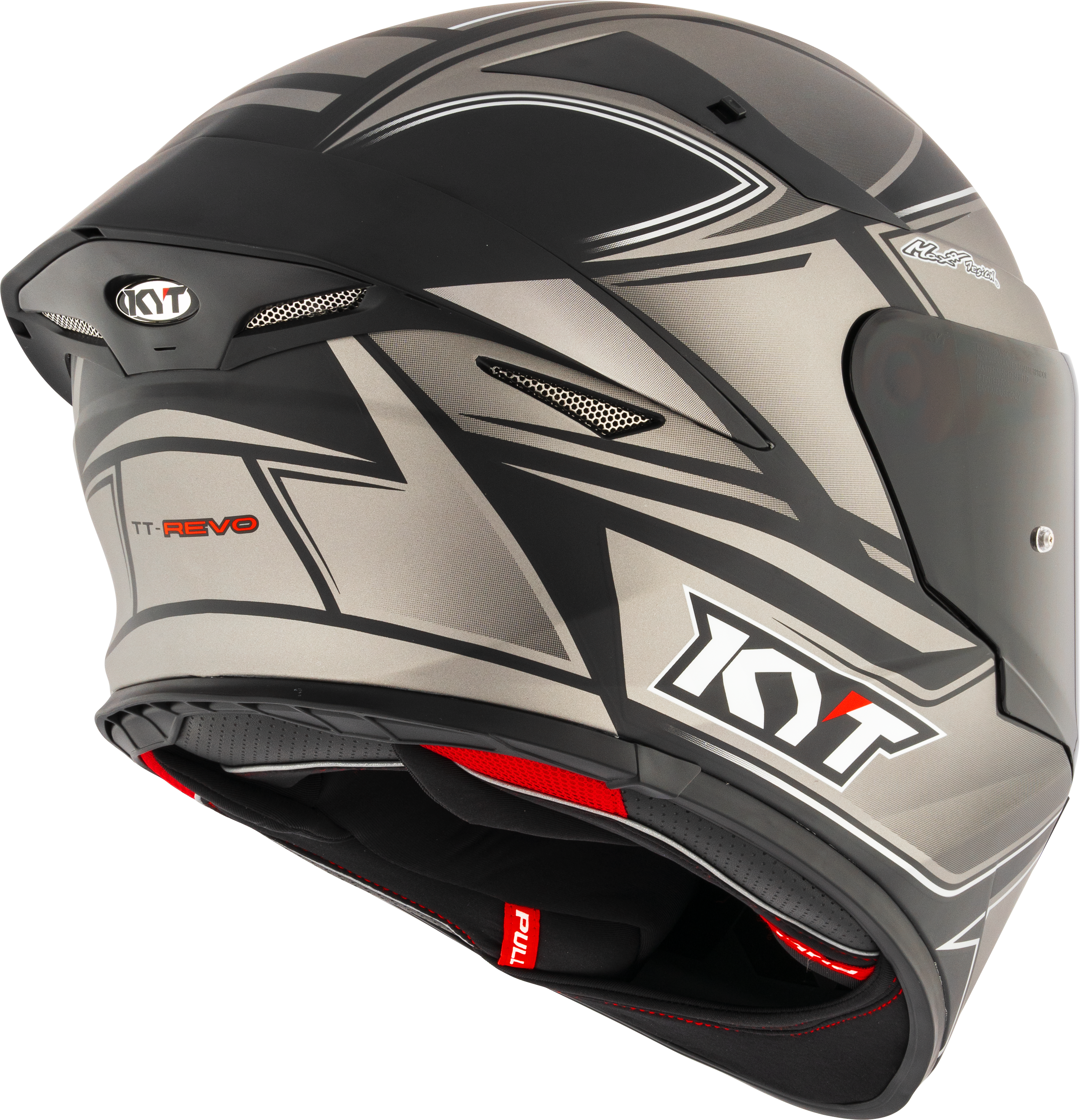 KYT TT-Revo Capacete Tourist Matt Cool Grey Y6TR0013 
