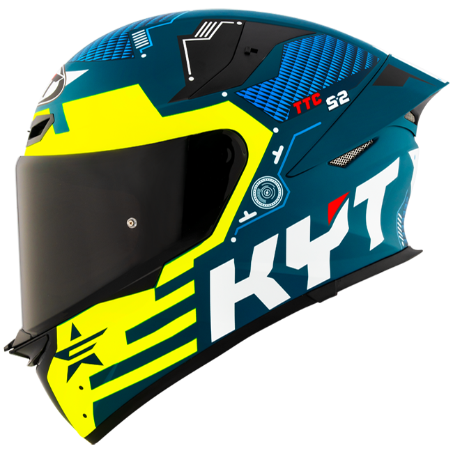 KYT TT-Revo Capacete Fuselage Amarelo mate Y6TR0021 