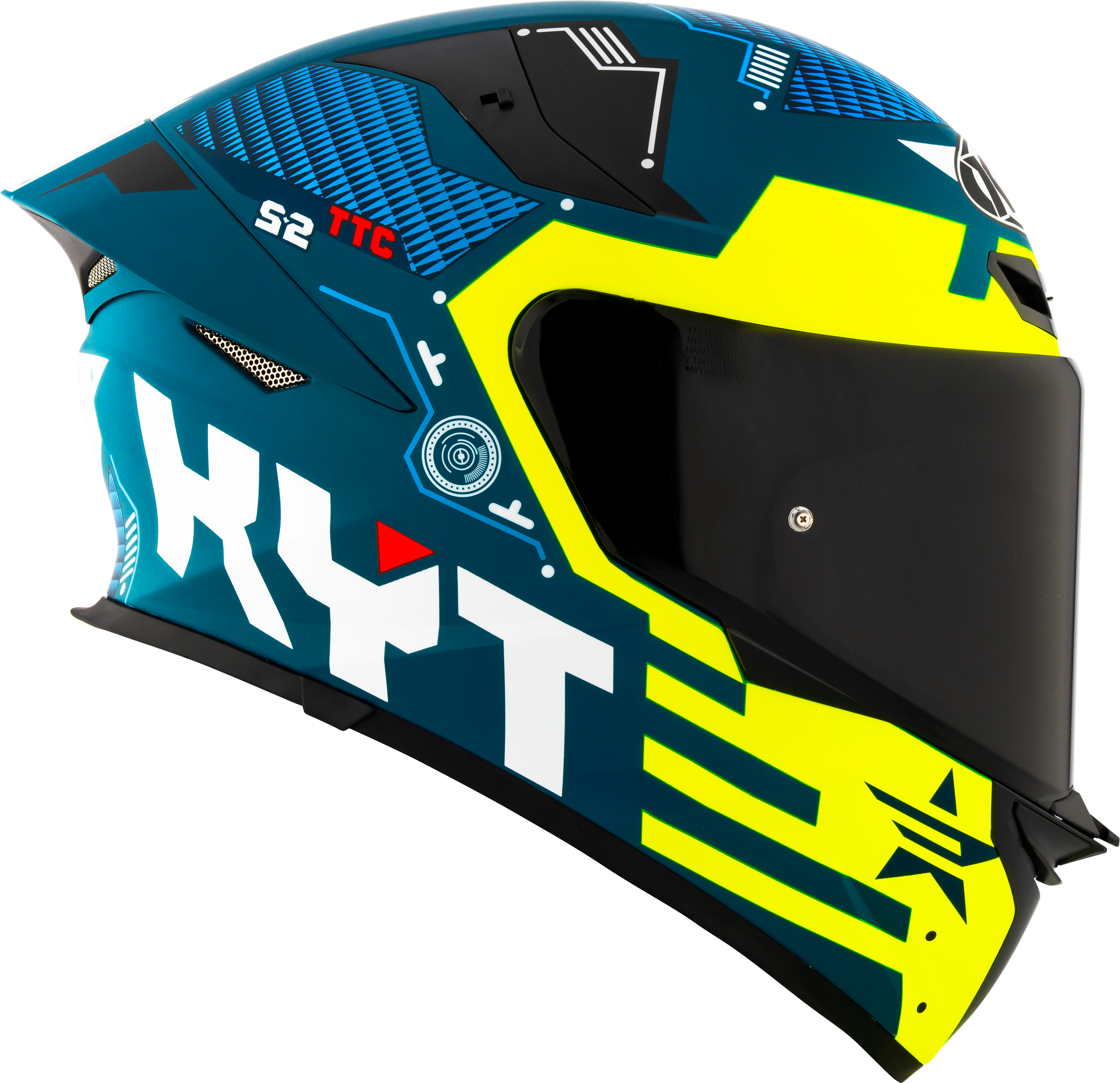 KYT TT-Revo Capacete Fuselage Amarelo mate Y6TR0021 