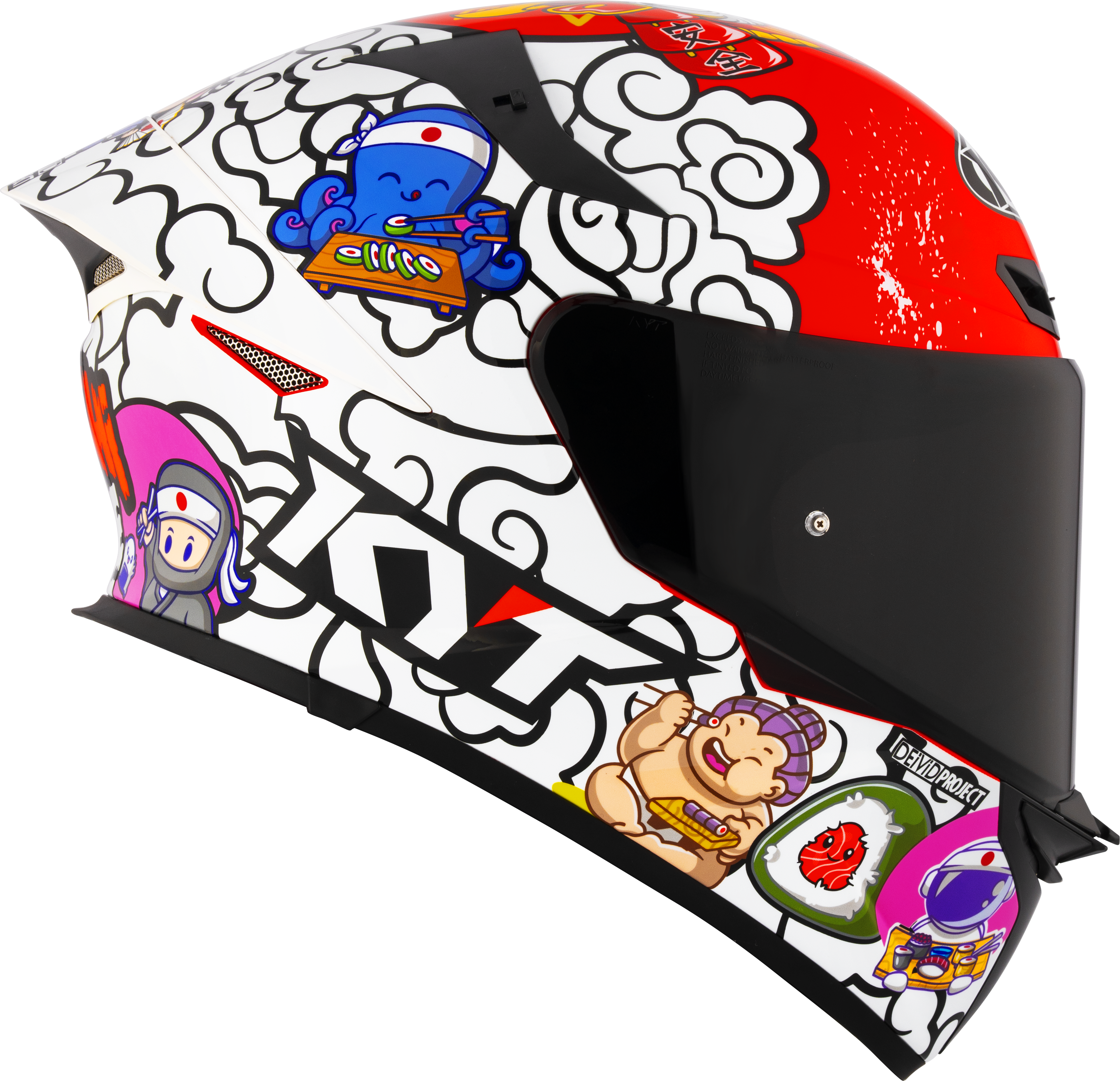 KYT TT-Revo Capacete Sushi Time Y6TR0042 