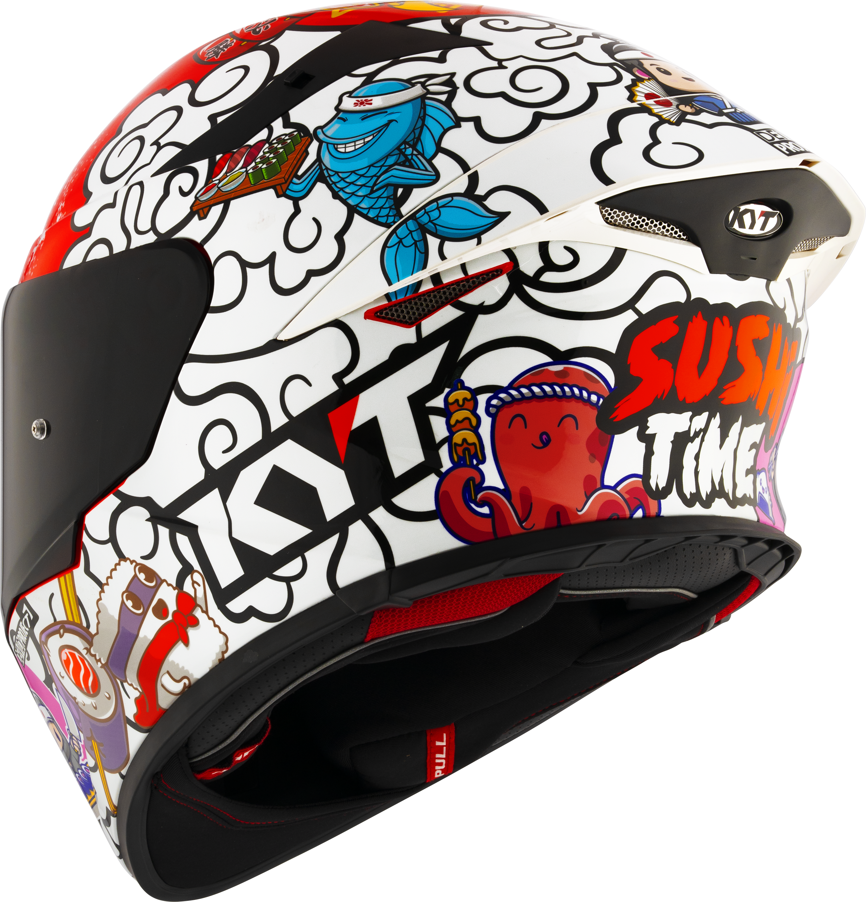KYT TT-Revo Capacete Sushi Time Y6TR0042 
