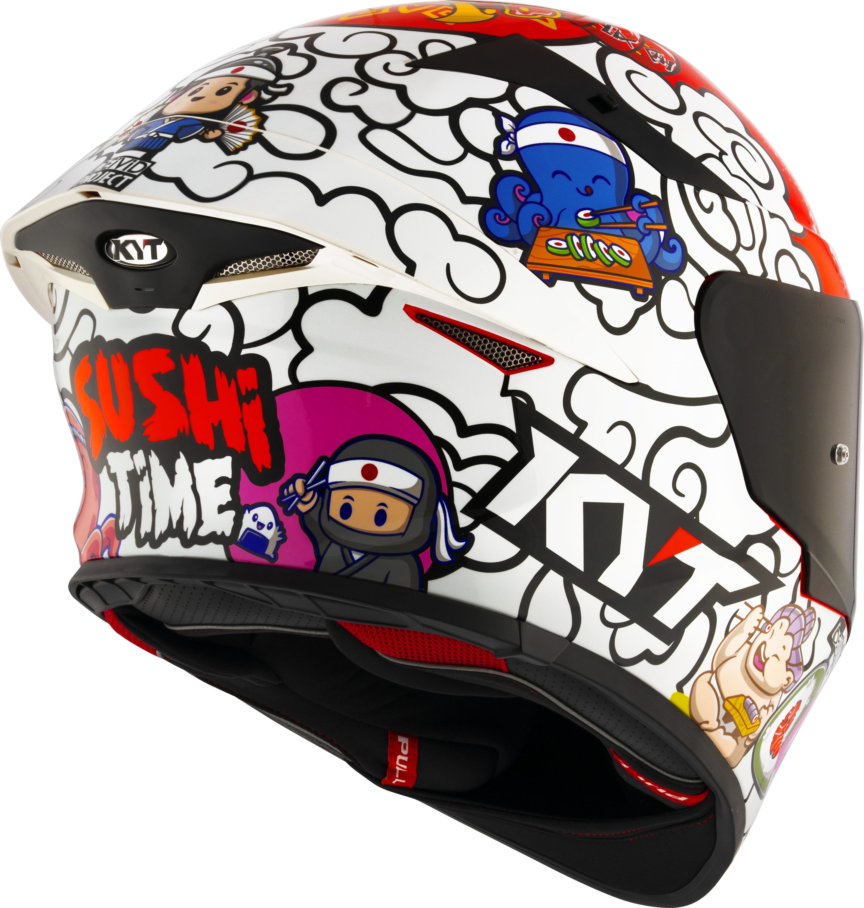 KYT TT-Revo Capacete Sushi Time Y6TR0042 
