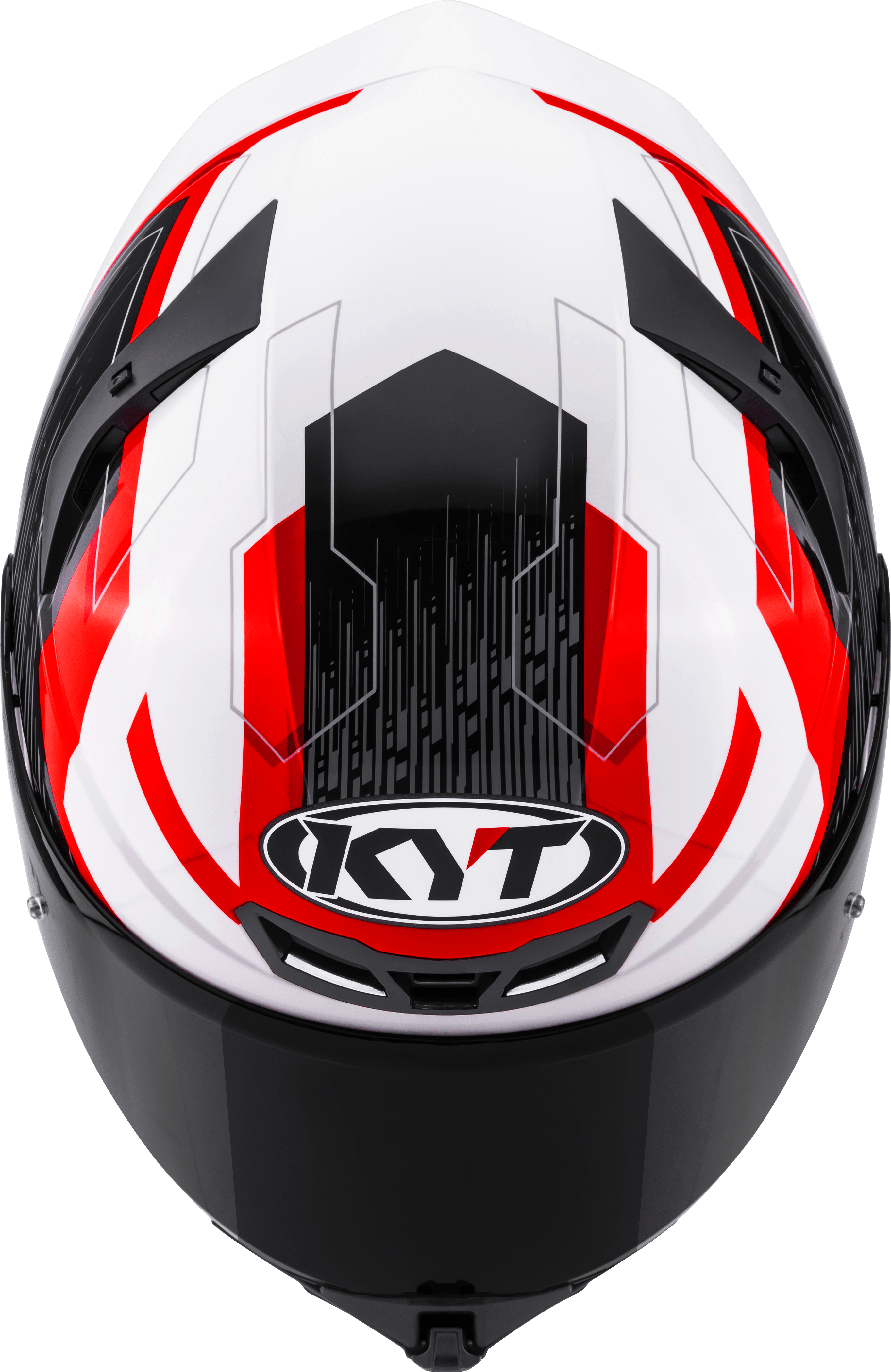 KYT TT-Revo Capacete Speeding Branco / Vermelho Y6TR0051 