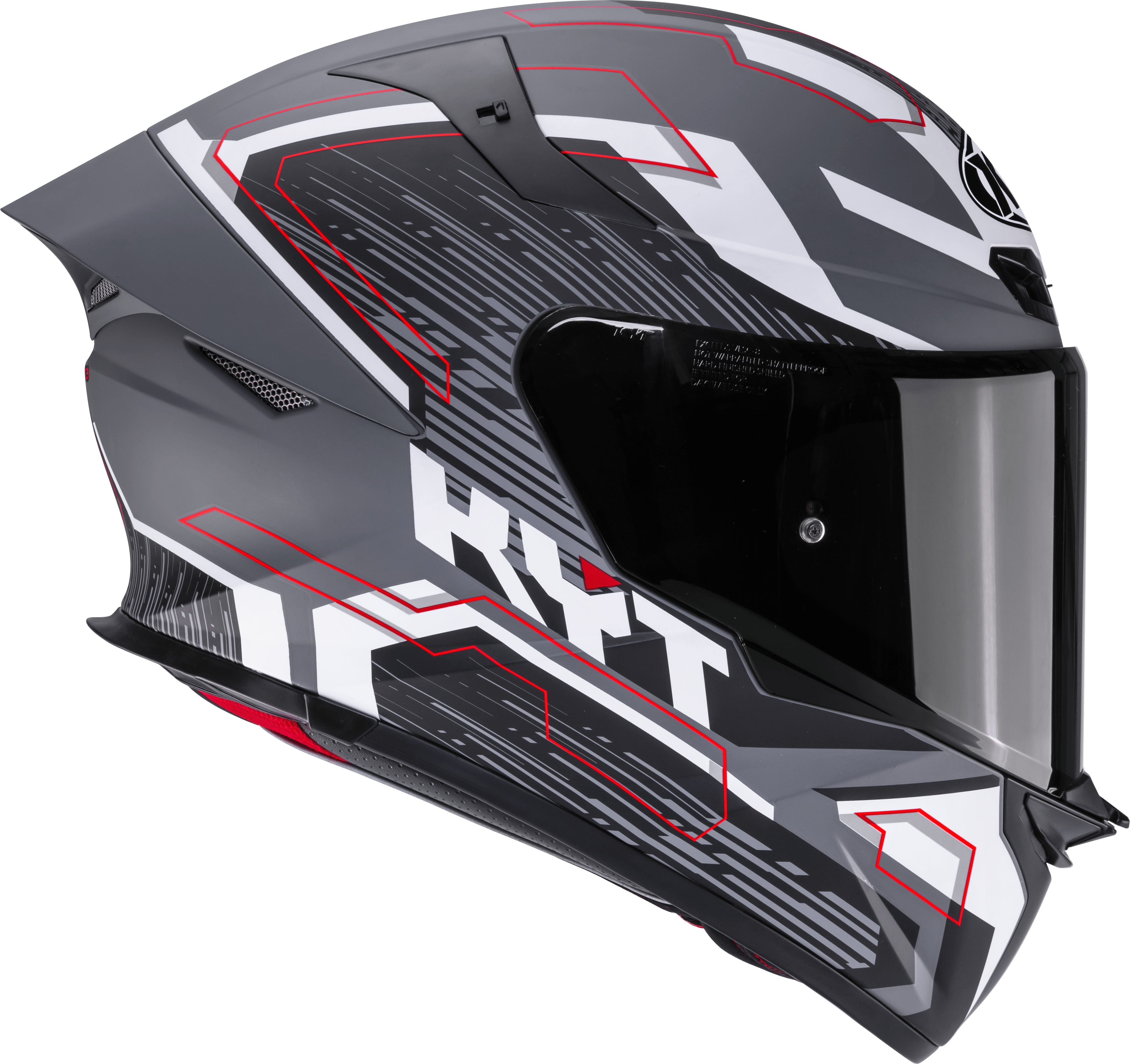 KYT TT-Revo Capacete Speeding Matt Cinza Y6TR0052 