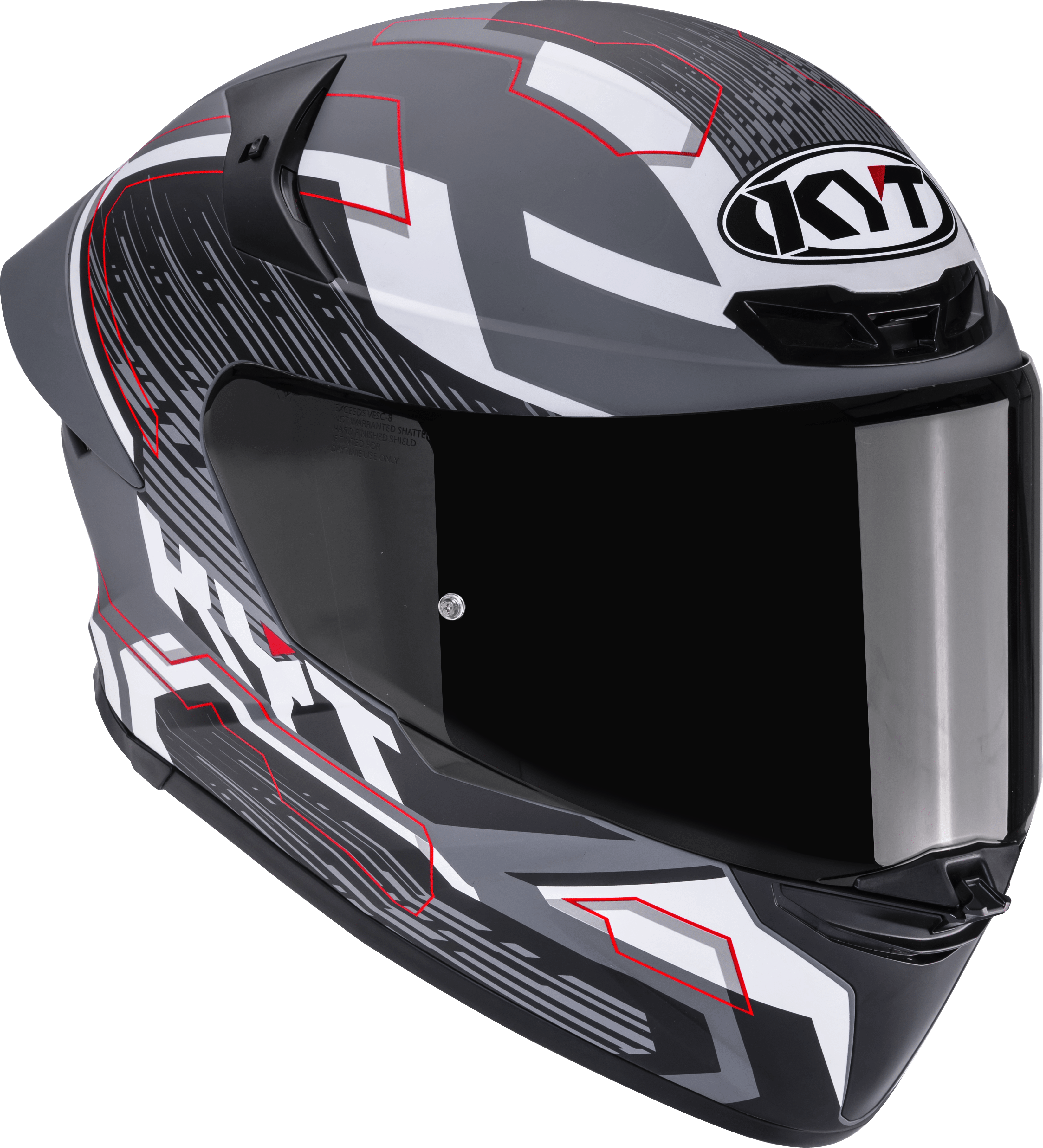 KYT TT-Revo Capacete Speeding Matt Cinza Y6TR0052 