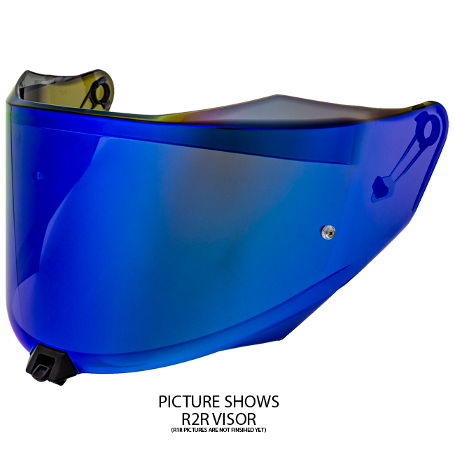KYT Visor R1R Iridium Azul YAR10VB0 