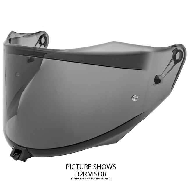 KYT Visor R1R ligeiramente escurecido YAR10VF0 