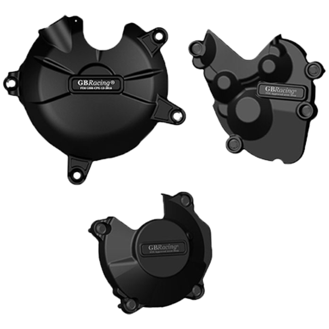 Conjunto completo de tampa de motor Proteções GBRacing Kawasaki ZX-6R/636/RR (09-12) 