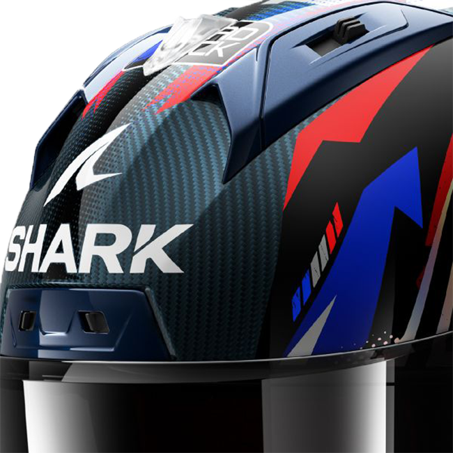 Shark Aeron GP Capacete FIM 1 Racing Johann Zarco Réplica Victory 2025 