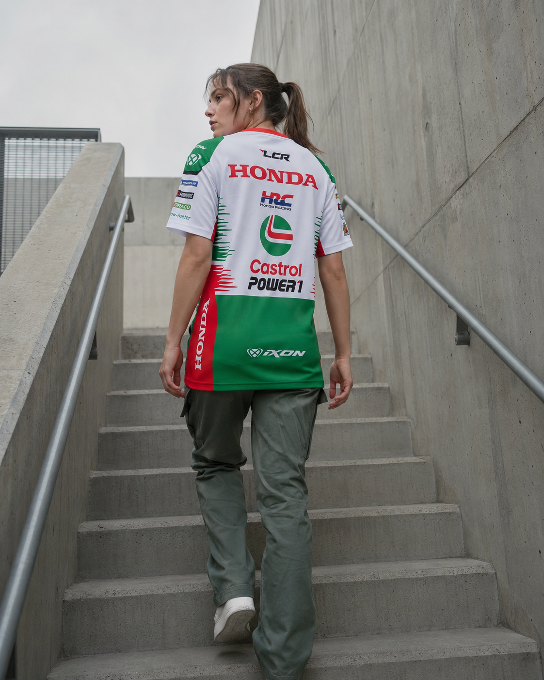 LCR Honda Racing Team Réplica T-Shirt Homem Johann Zarco #5 2026 IXON 