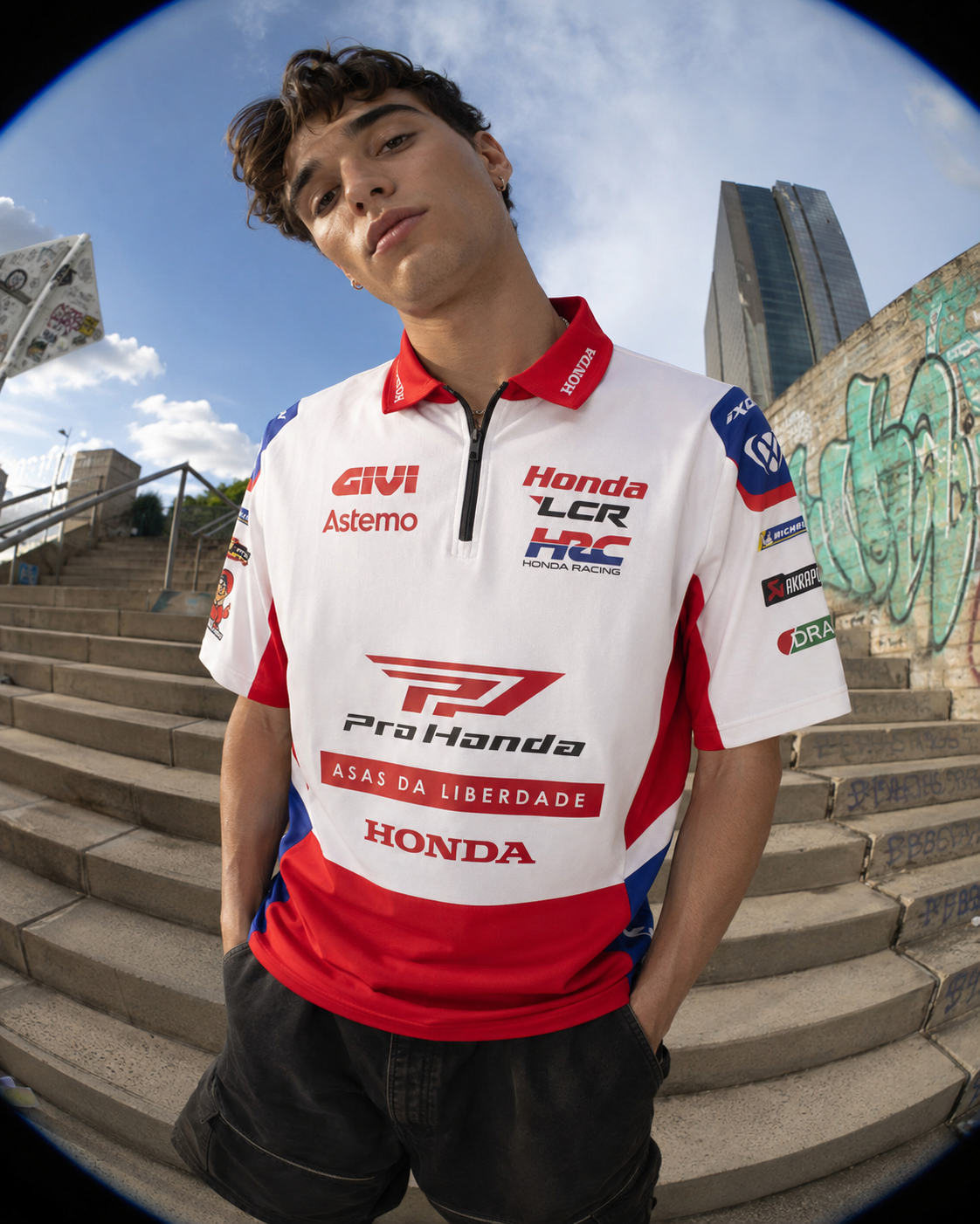 Polo Replica da equipa de corridas LCR Honda 2026 IXON 