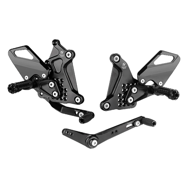 Fußrastenanlage verstellbar Bonamici Racing CF01 für CFMOTO 675 SR-R