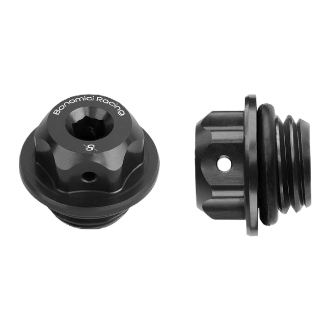 Öleinfülldeckel M19,5x2,5 Bonamici Racing T003 für CFMOTO 675 SR-R – Schwarz