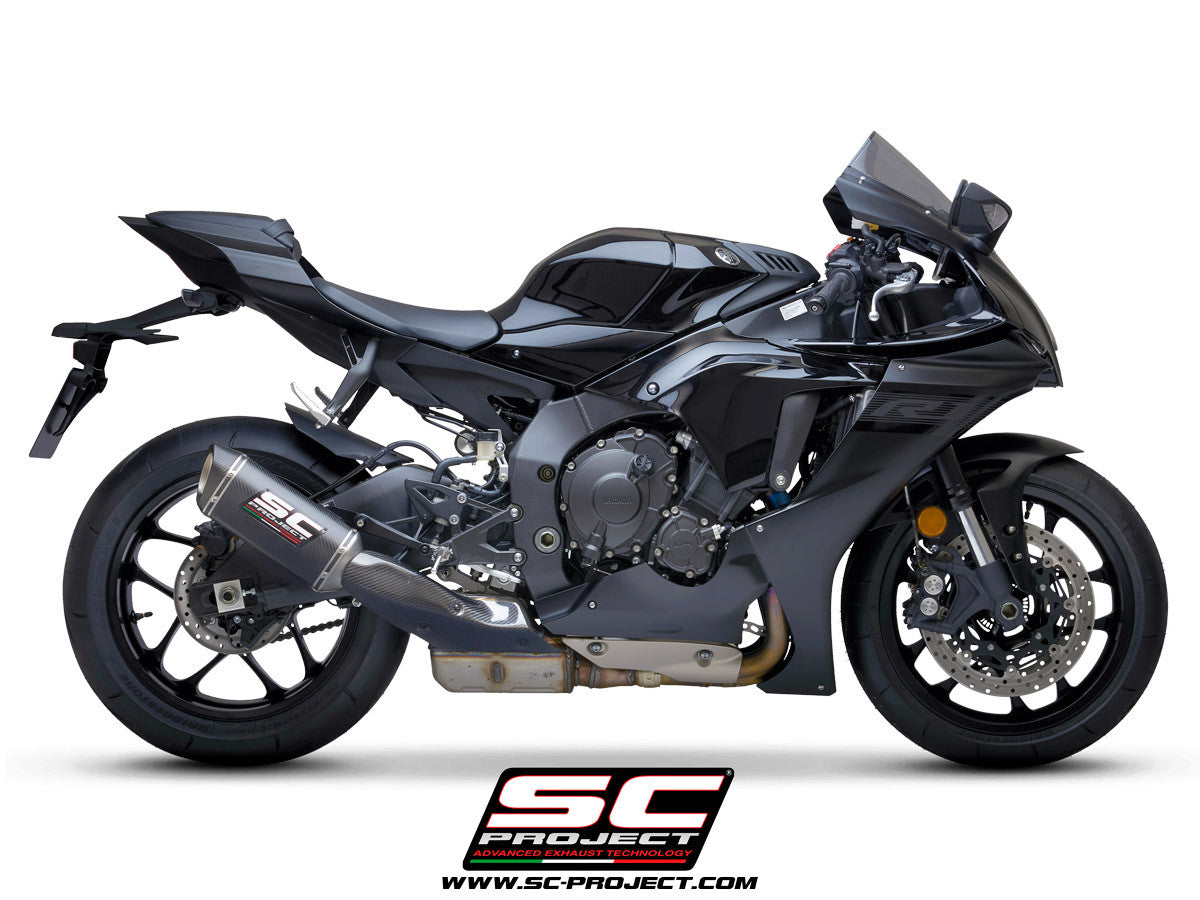 Escapamento SC-Project Slip-On SC1-S para Yamaha YZF-R1/M RN49 (17-19) Y11B-T124 