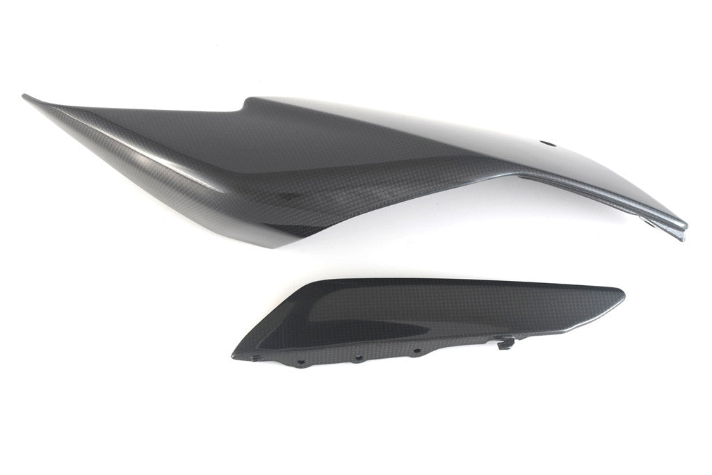 Carenagem traseira (2 peças) esquerda em Carbono Fullsix Ducati Panigale 1299/S (15-18) 