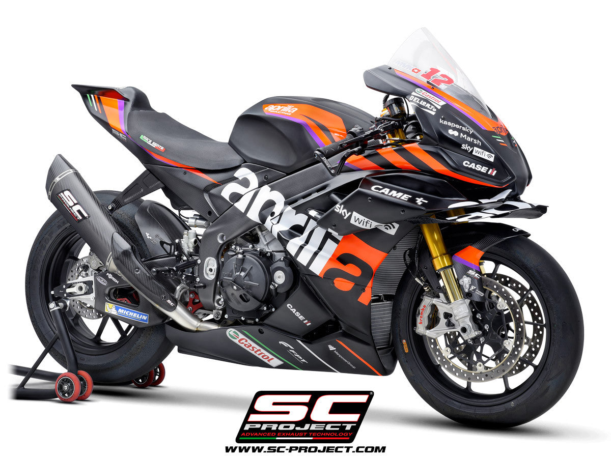 Sistema de escape completo SC-Project Titan SC1-R (350mm) Aprilia RSV4 1100 Factory (21-24) A27A-TC93C 