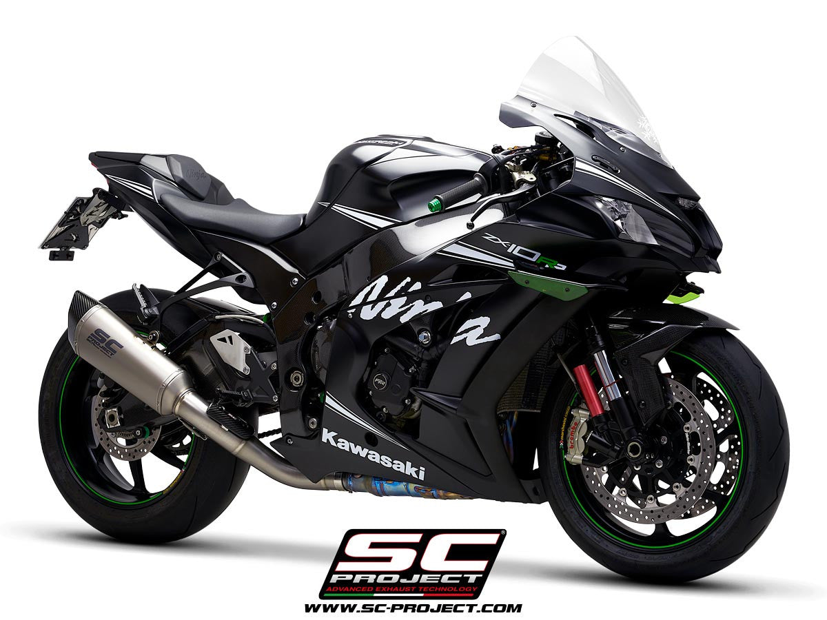 SC-Project Slip-On SC1-R + tubo de substituição KAT para Kawasaki ZX-10 R/RR (16-20) K22A-DET91 