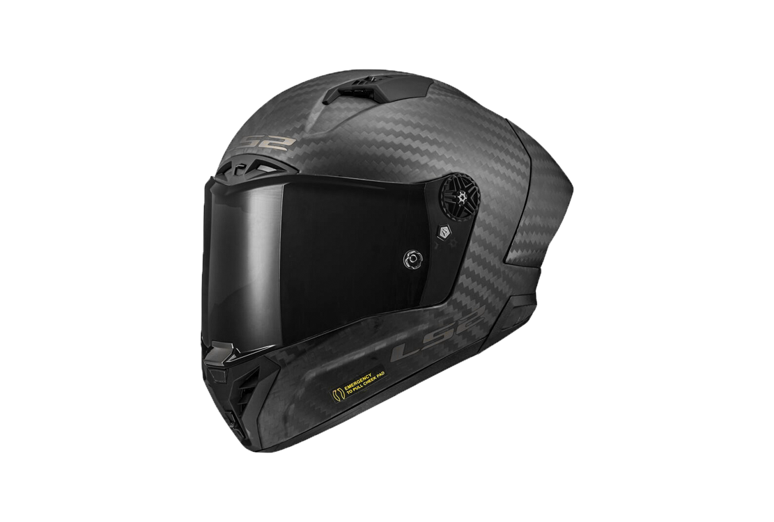 LS2 FF805 Capacete Thunder GP Aero Carbono Mate Carbono Visível 168058811 