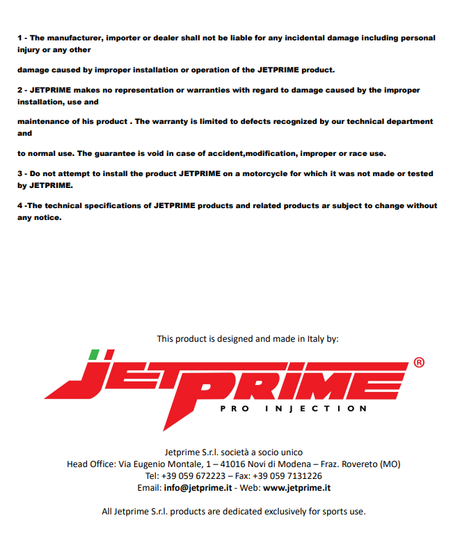 Botão de Kill Switch JetPrime Ducati Panigale V4/S/R (18-20) JP KS 020 