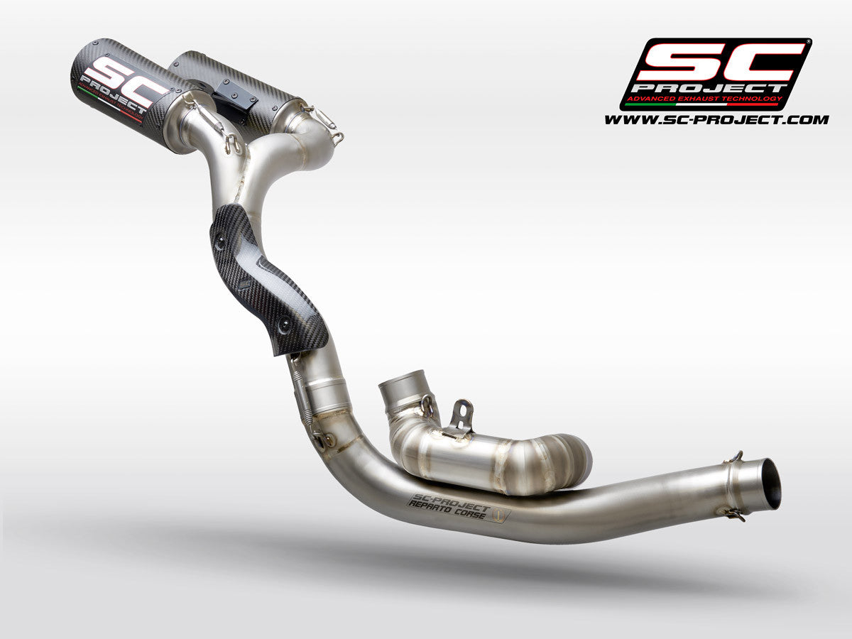SC-Project Sistema de escape semi-completo CR-T Ducati Panigale V4/S (18-20) D26A-T68C 